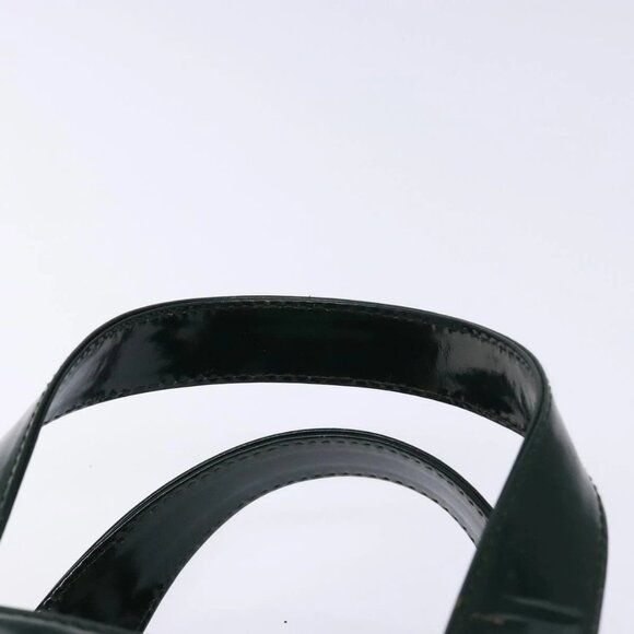 GUCCI Hand Bag Enamel Green Silver - Picture 8 of 16